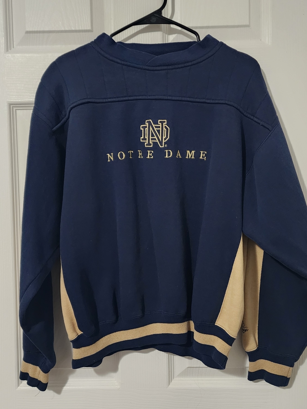 Notre Dame Navy & Gold Crewneck Sweatshirt